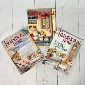 Vintage Traditional Home Magazines set of Three